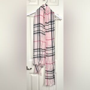Nova Check Fringe Scarf